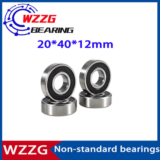 WZZG 5PCS High quality Non-standard bearing 6203/20-2RS 20*40*12mm deep groove ball bearing