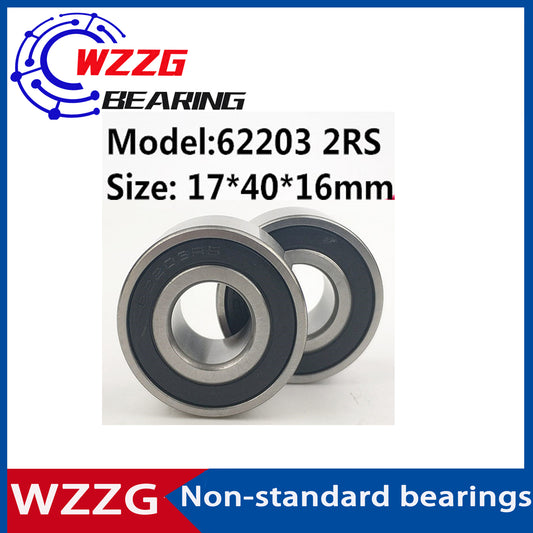 WZZG 62203-2RS Non-standard 174016 Ball Bearings 17*40*16 mm ( 5 Pcs ) Bearing