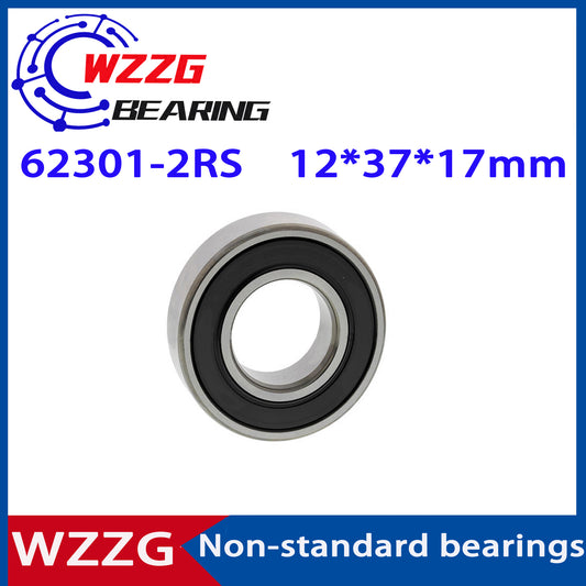 WZZG 62301-2RS Non-standard 123717 Ball Bearings 12*37*17 mm ( 4Pcs ) Bearing