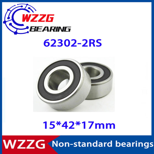 WZZG 62302-2RS Non-standard Ball Bearings 15*42*17 mm (4 Pcs ) 154217 Bearing