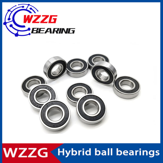 WZZG 2PC 6900-2RS Bearing Steel Hybrid Ceramic Ball Bearing 10*22*6mm Bicycle Rolling Bearing