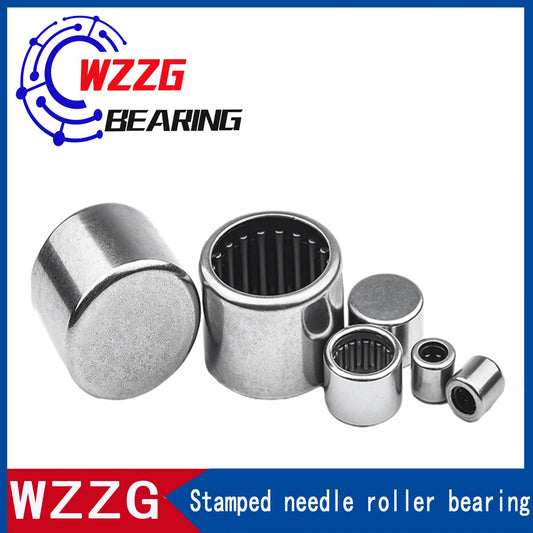WZZG BK2220 Needle Bearings 22*28*20 mm ( 10 pcs/lot ) Drawn Cup Needle Roller Bearing BK222816 Caged Closed ONE End 75941/22