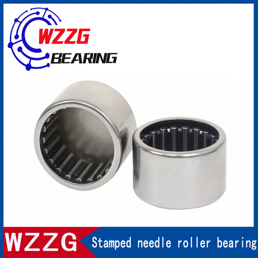 WZZG BK2220 Needle Bearings 22*28*20 mm ( 10 pcs/lot ) Drawn Cup Needle Roller Bearing BK222816 Caged Closed ONE End 75941/22