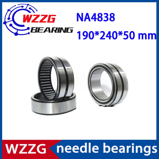 WZZG NA4838 High Quality Bearing 190*240*50 mm ( 1 PC ) Solid Collar Needle Roller Bearings With Inner Ring
