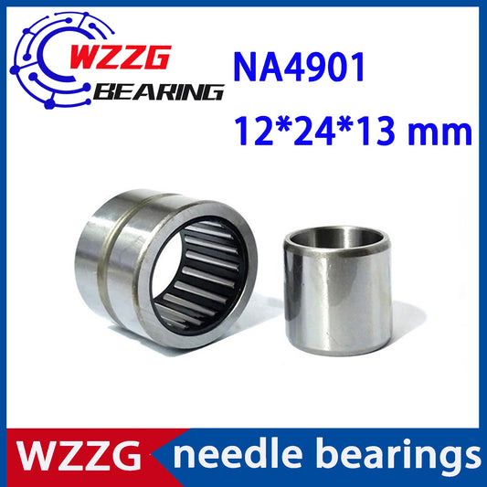 WZZG NA4901 (10pcs/lot) needle roller bearing high quality bearing with inner ring size 12*24*13 mm