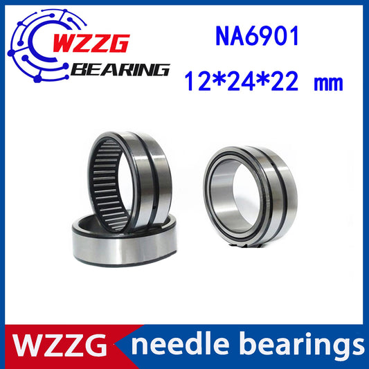 WZZG NA6901 (4pcs/lot) needle roller bearing high quality bearing with inner ring size 12*24*22 mm