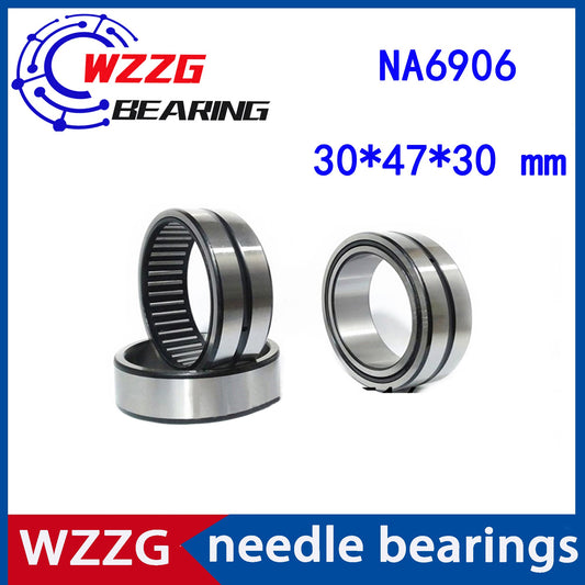 WZZG NA6906 (2 pcs/lot) needle roller bearing high quality bearing with inner ring size 30*47*30 mm