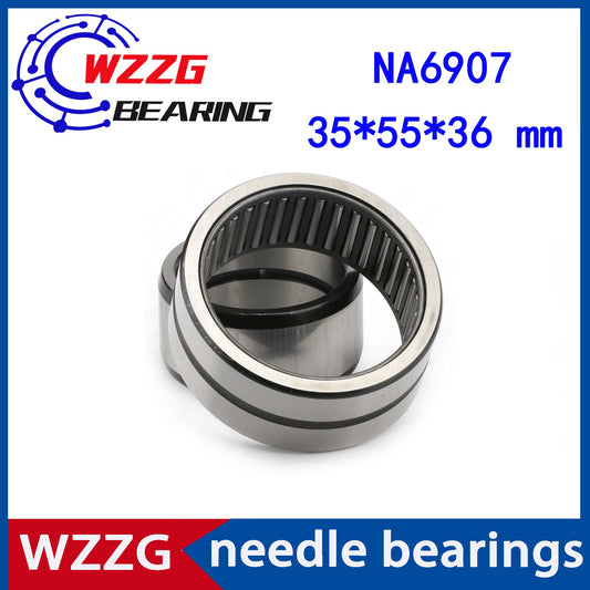 WZZG NA6907 (2 pcs/lot) needle roller bearing high quality bearing with inner ring size 35*55*36 mm
