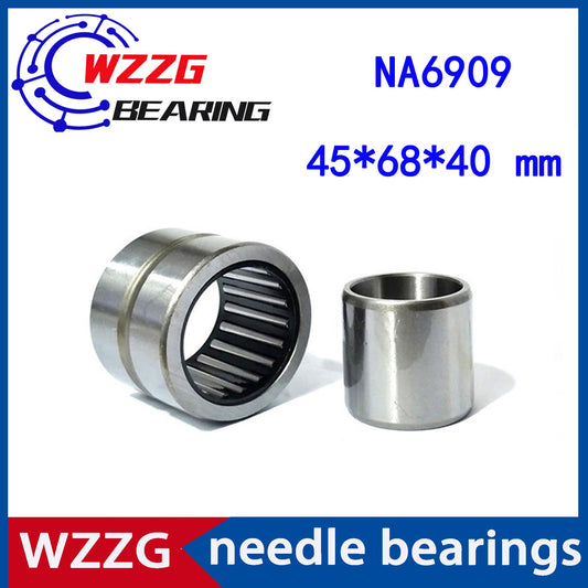 WZZG NA6909 (1 pc) needle roller bearings high quality bearing with inner ring size 45*68*40 mm