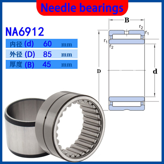 WZZG NA6912 (1 PC) needle roller bearings high quality bearing with inner ring size 60*85*45 mm