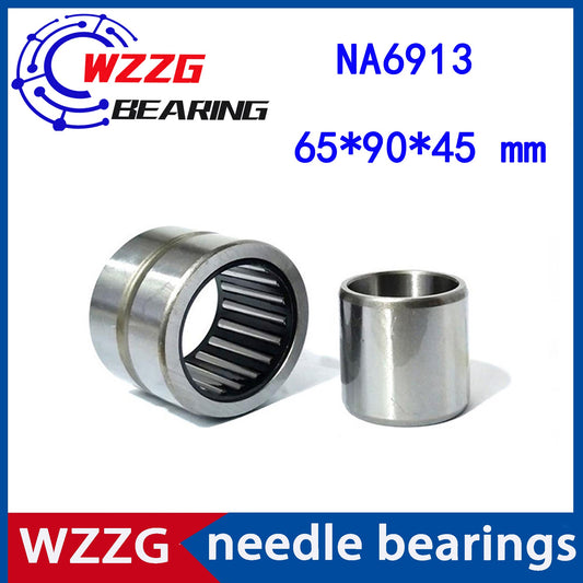 WZZG NA6913 (1 PC) needle roller bearings high quality bearing with inner ring size 65*90*45 mm