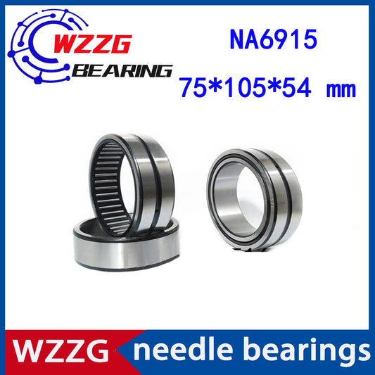 WZZG NA6915 (1 PC) needle roller bearings high quality bearing with inner ring size 75*105*54 mm