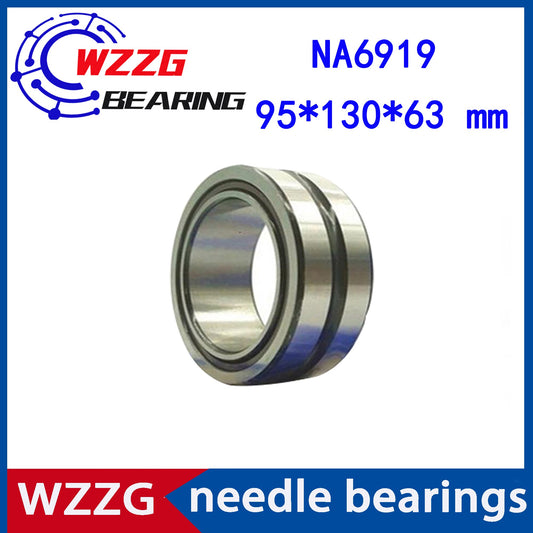 WZZG NA6919 (1 PC) needle roller bearings high quality bearing with inner ring size 95*130*63 mm