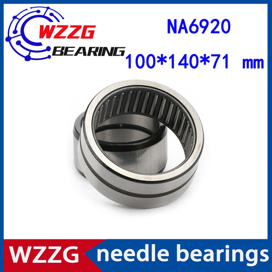 WZZG NA6920 (1 PC) needle roller bearings high quality bearing with inner ring size 100*140*71 mm