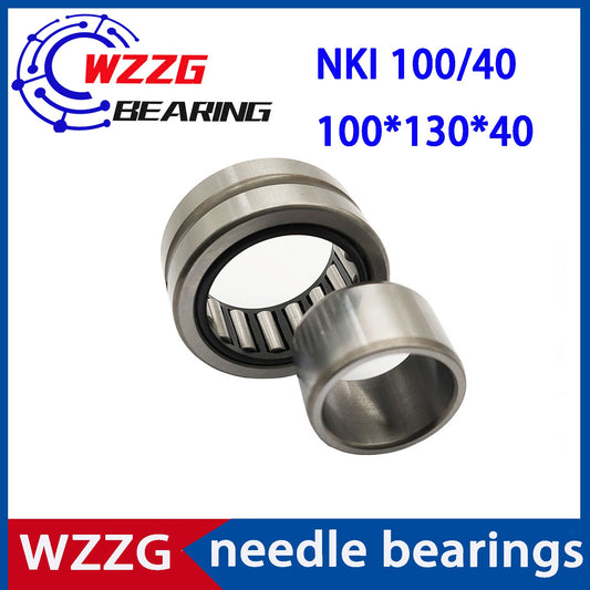 WZZG NKI 100/40 bearing size 100*130*40 (1 PC ) solid ring needle roller bearing with inner ring