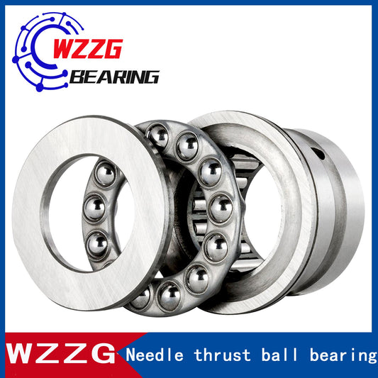 WZZG NKX12 NKX12Z composite bearing 12*21*23 mm (2 PCS) radial needle thrust ball bearing mechanical bearing