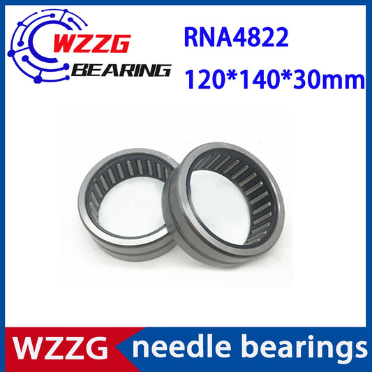 WZZG RNA4822 Bearing 120*140*30 mm ( 1 PC ) Solid Collar Needle Roller Bearings Without Inner Ring 4644822 4624822/A Bearing