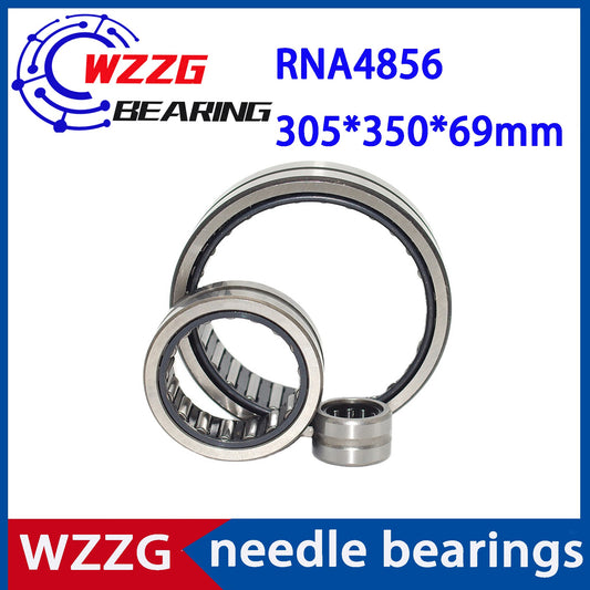 WZZG RNA4856 Needle roller bearing 305*350*69 mm (1 PC) solid collar needle roller bearing without inner ring