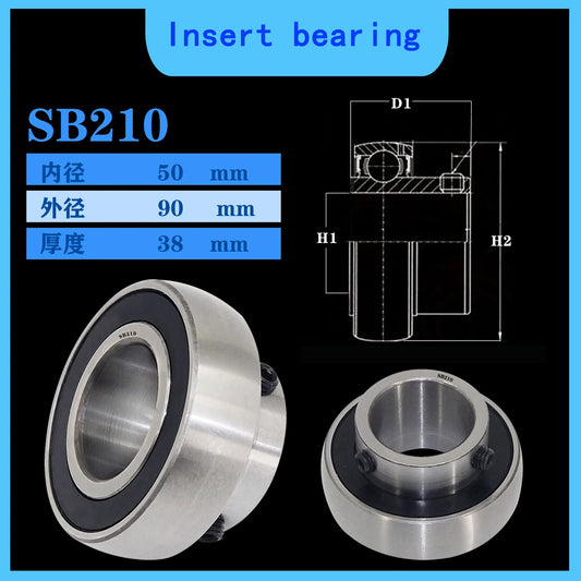 WZZG SB210 External Spherical Bearing Steel SB Series Single sided Parallel Insertion Bearing High Quality