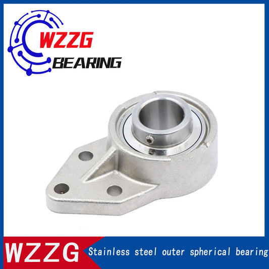 WZZG SUCFB207 stainless steel outer ball surface with seat bearing, high-quality mechanical bearing