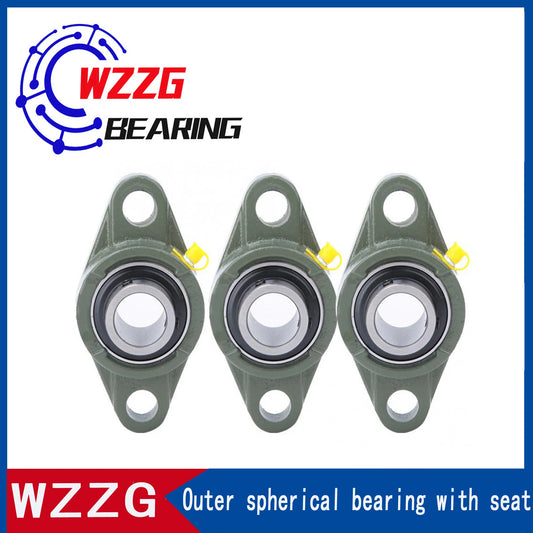 WZZG Seat Outer Spherical Bearing UCFL308 Mounted Pillow Block Bearing Solid Base Cast Iron Housing high-quality bearing