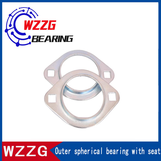 WZZG UCPFL206 Outer spherical steel plate stamped bearing seat high-quality bearing