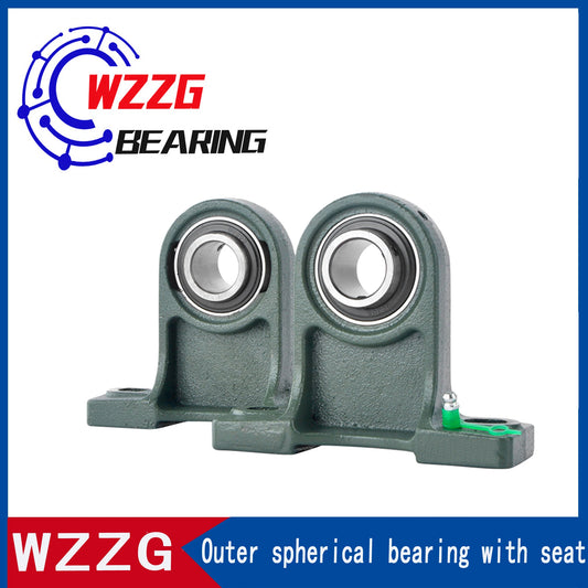 WZZG UCPH201 Cast Iron Vertical Bearing Seat High Quality Outer Spherical Bearing
