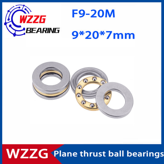 WZZG  F9-20M(20pcs/lot) Mini 3-in-1 Plane Axial Ball Bearings 9*20*7 mm High quality bearings