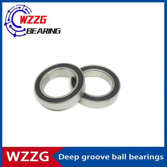 WZZG 20Pcs/lot Stainless steel thin wall bearing 6802ZZ 2RS deep groove ball bearings 15*24*5mm S6802ZZ 2RS