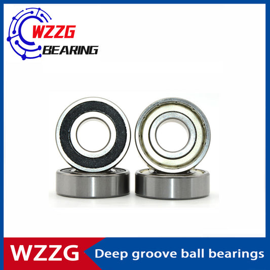 WZZG 10Pcs/lot Deep groove ball bearings 6306 6307 6308 6309 ZZ 2RS double seal bearings