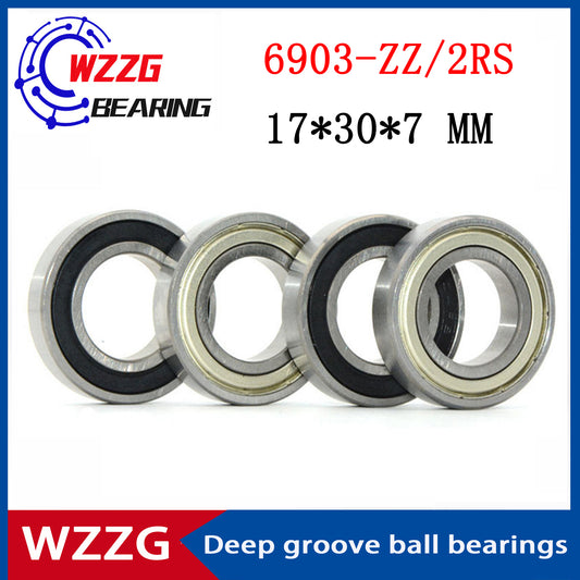WZZG 6903-ZZ 2RS ( 20pcs/lot ) deep groove ball bearings 17*30*7 MM high-speed ball bearings
