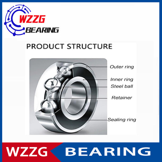 WZZG 10PC Stainless steel miniature bearing S602X-ZZ 602X-ZZ size 2.5*8*4mm