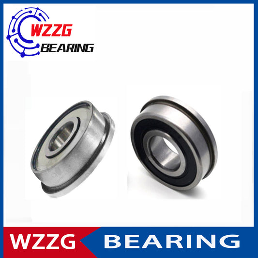 WZZG 20PCS F686 Open Double Shield Bearing Steel Flange Ball Bearing F686-ZZ 2RS Width 3.5mm 5mm
