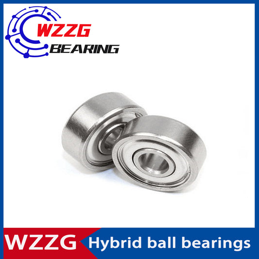 WZZG 4PC/lot 3x7x3mm ABEC-7 S683 ZZ/2RS CB stainless steel hybrid si3n4 ceramic bearings grease free quick turn