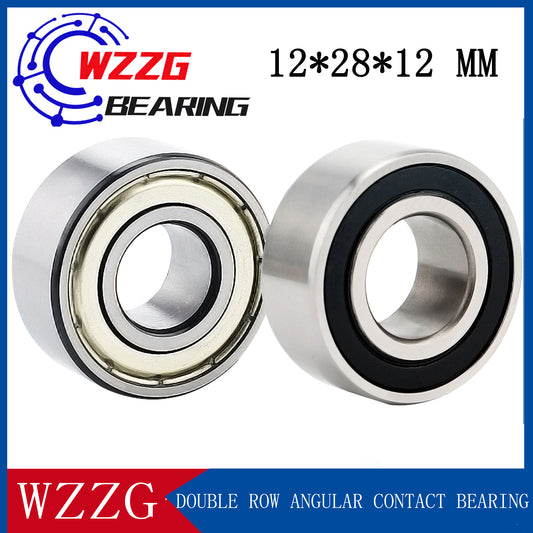 WZZG 3001-ZZ 2RS （4pcs/lot）High quality double row angular contact ball bearings 12*28*12mm