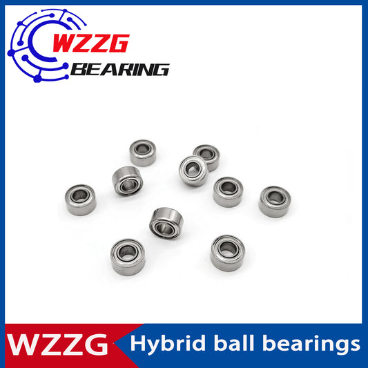 WZZG 4PC/lot Stainless steel S684 hybrid ceramic ball bearings 4*9*4mm miniature deep groove ball bearing
