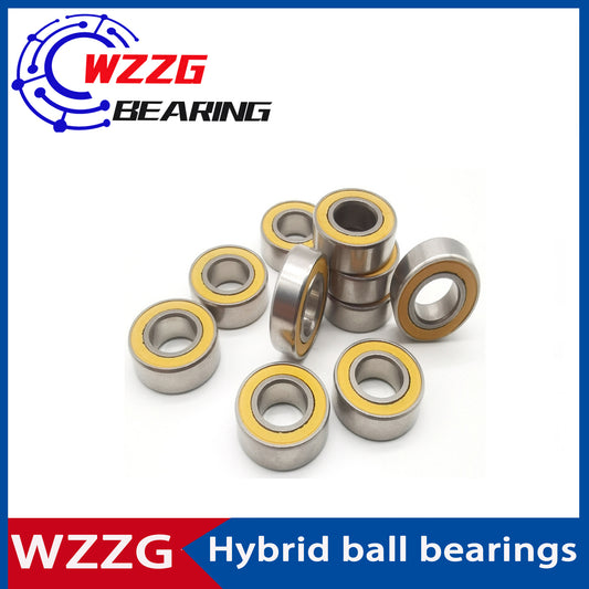 WZZG 4PC/lot 8*16*5mm stainless steel fishing gear bearings SMR688 2RS water drop wheel ceramic bearings