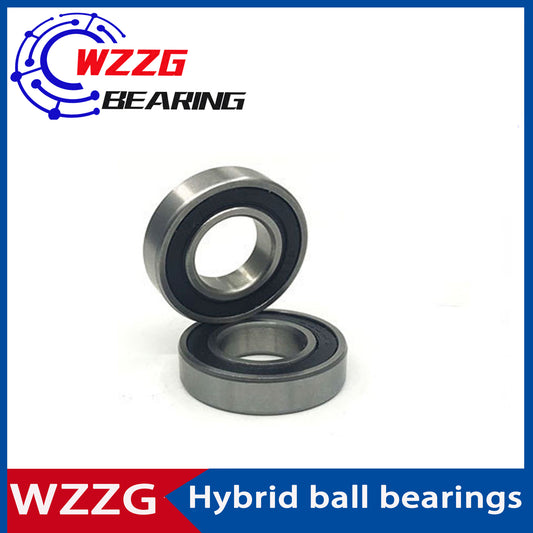 WZZG 2PCS/lot 6202-2RS 15*35*11 mm Hybrid ceramic SI3N4 deep groove ball bearing