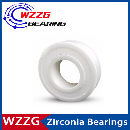 WZZG 608 Full Ceramic Bearing ZrO2 2PC 8*22*7 mm Ceramic ball bearing slide 608CE 608CE-2RS