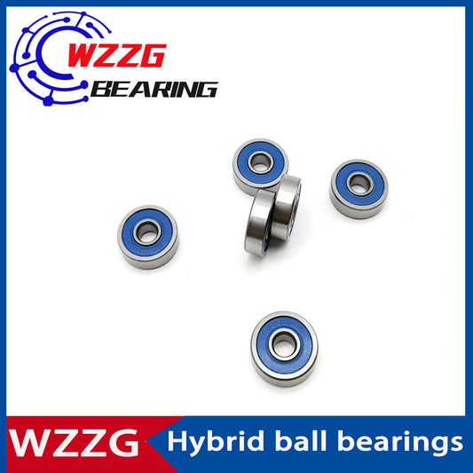 WZZG 4PC S625 2RS CB stainless steel hybrid ceramic ball bearing size 5*16*5mm