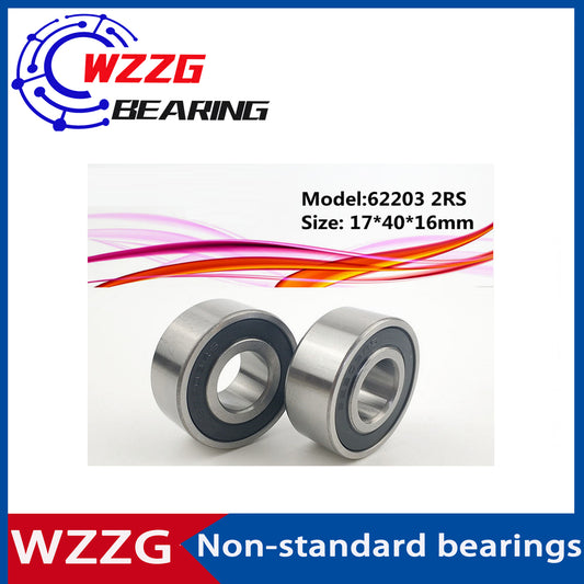 WZZG 62203-2RS Non-standard 174016 Ball Bearings 17*40*16 mm ( 5 Pcs ) Bearing